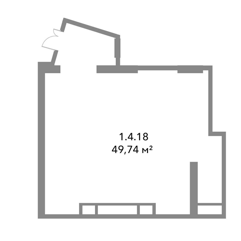 К. пом 49,7 м²