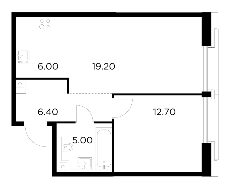 2 ккв (Евро) 49,3 м²