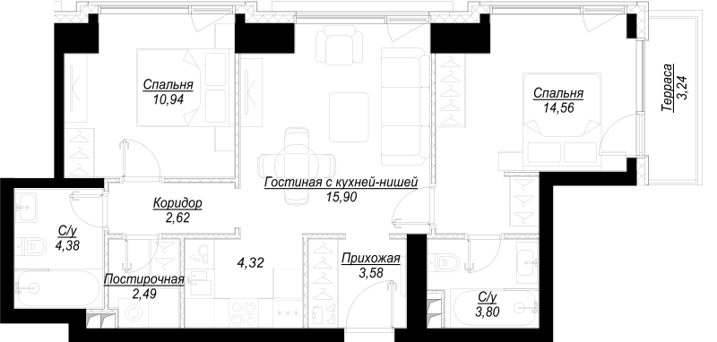 3 ккв (Евро)