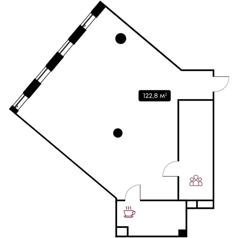 К. пом 122,5 м²