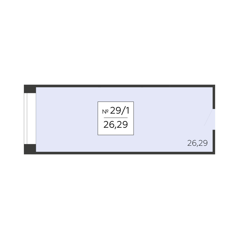 К. пом 26,3 м²