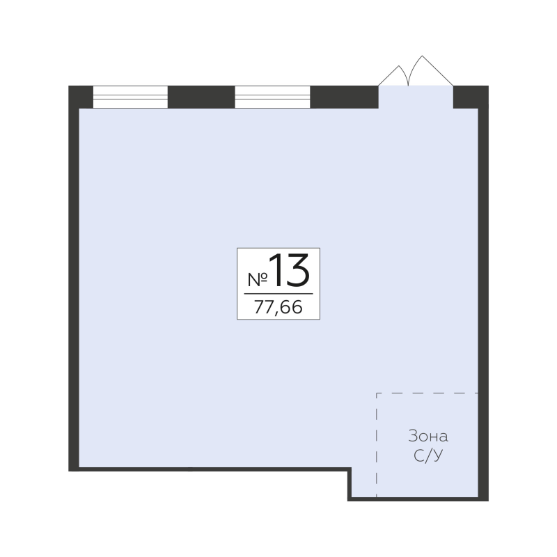 К. пом 77,7 м²