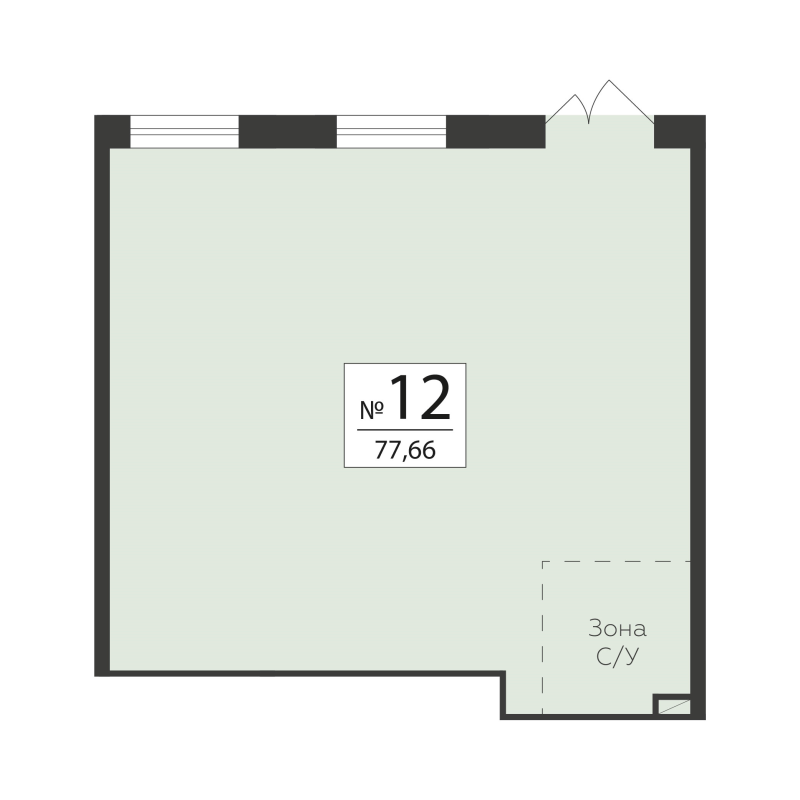 К. пом 77,7 м²