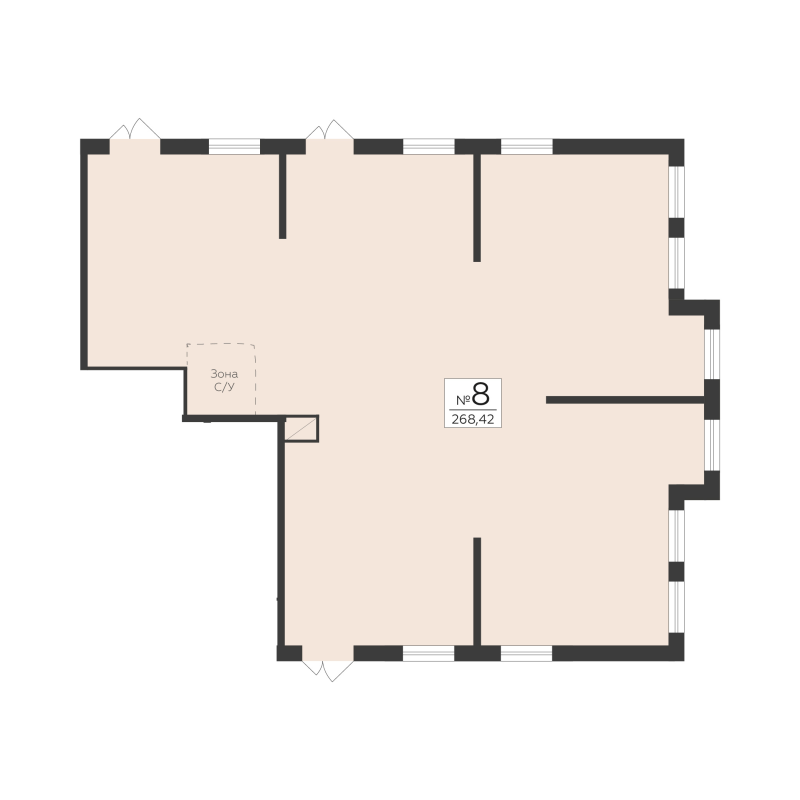 К. пом 268,4 м²