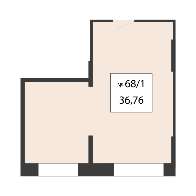 К. пом 36,8 м²