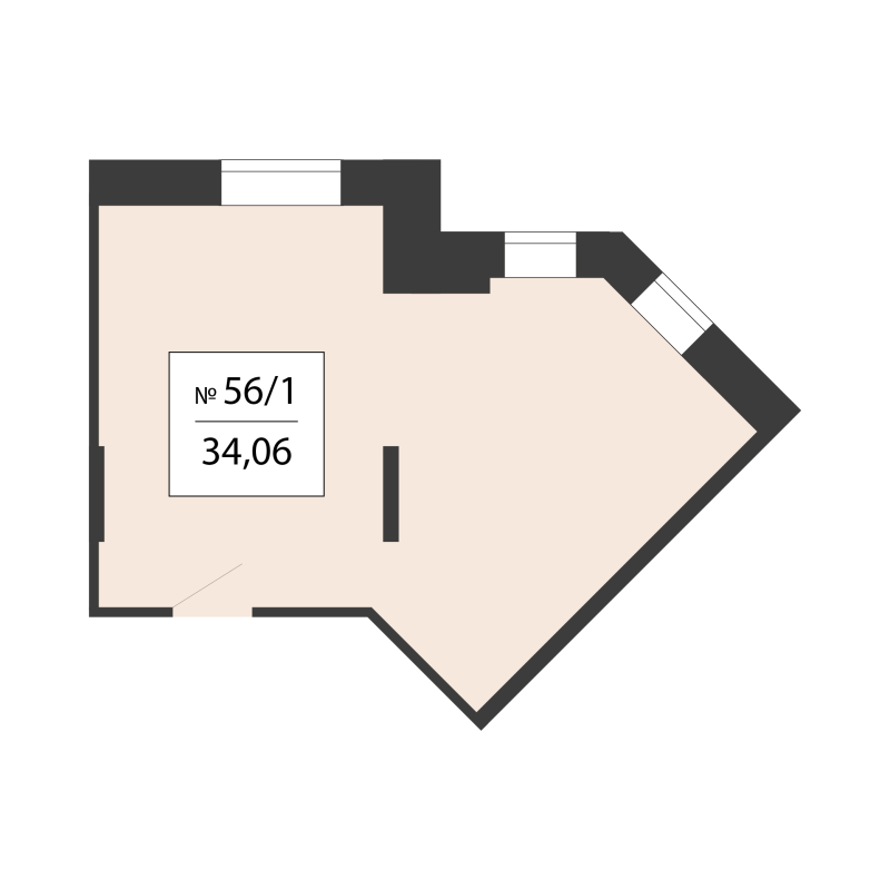 К. пом 34,1 м²