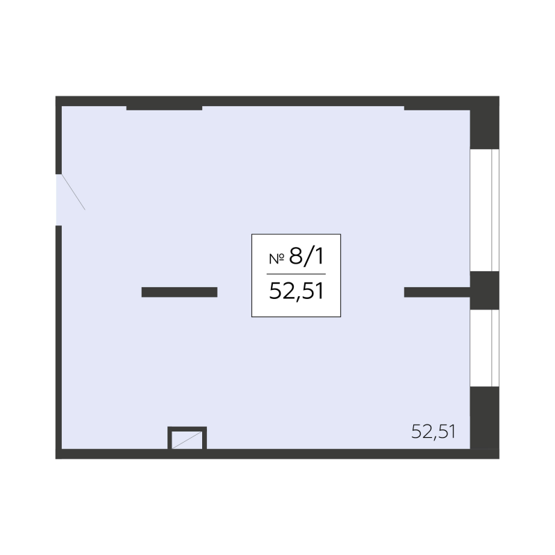 К. пом 52,5 м²