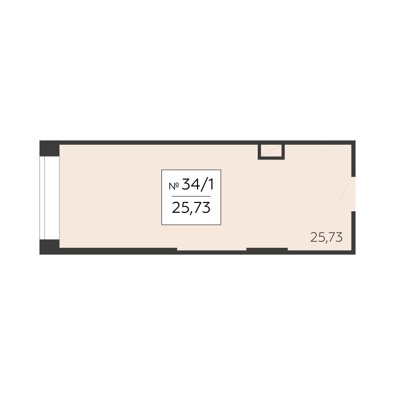 К. пом 25,7 м²