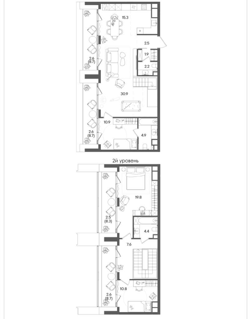 4 ккв (Евро) 122 м²