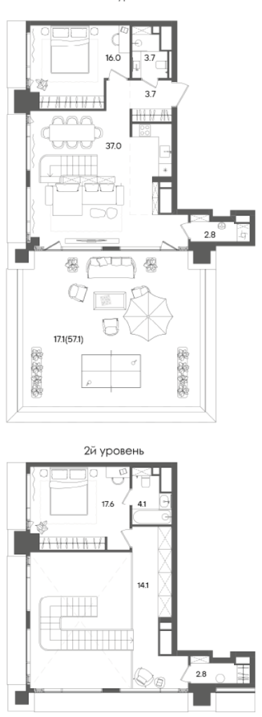 3 ккв (Евро) 118,9 м²