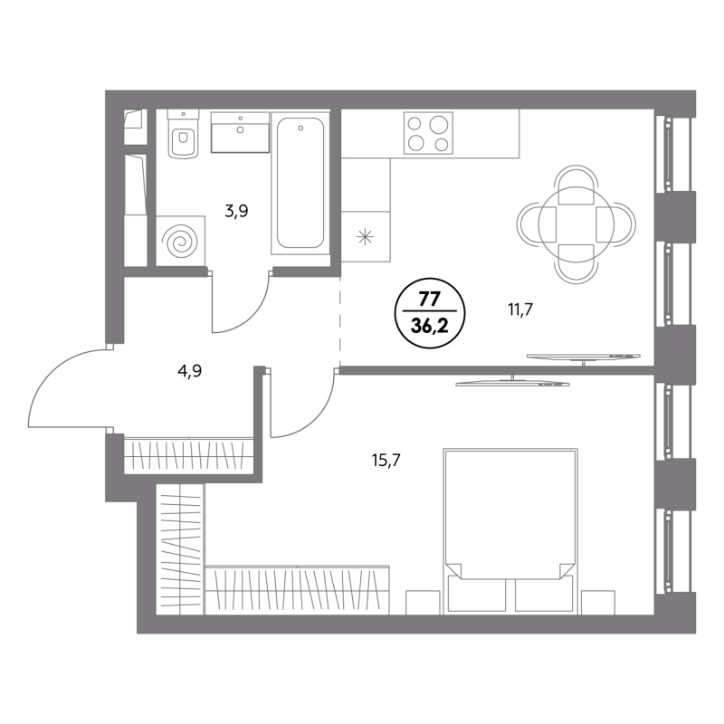 1 ккв 36,2 м²
