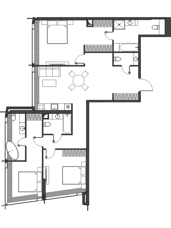 4 ккв (Евро) 123,1 м²