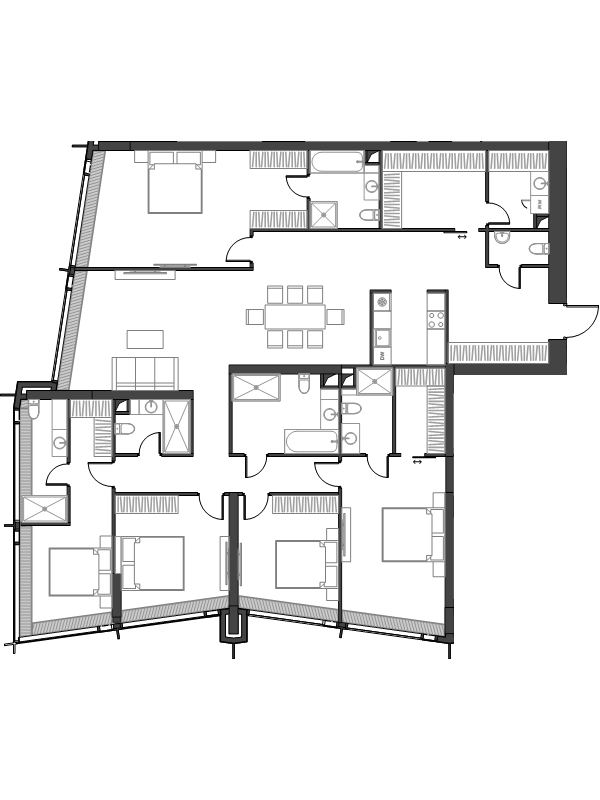 6 ккв (Евро) 218,5 м²