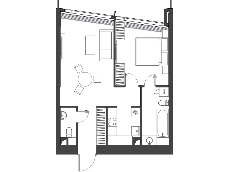 2 ккв (Евро) 52,9 м²
