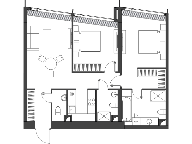 3 ккв (Евро) 82,8 м²