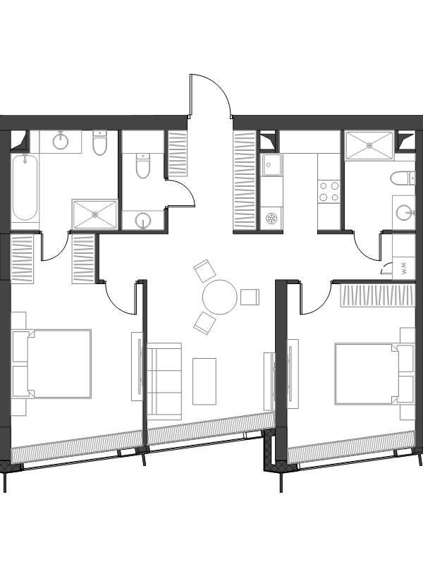 3 ккв (Евро) 82,5 м²