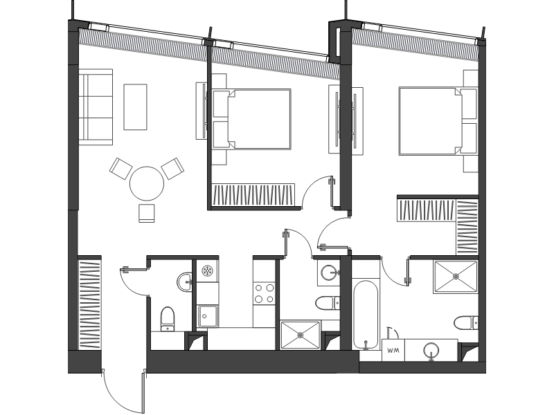 3 ккв (Евро) 82,8 м²