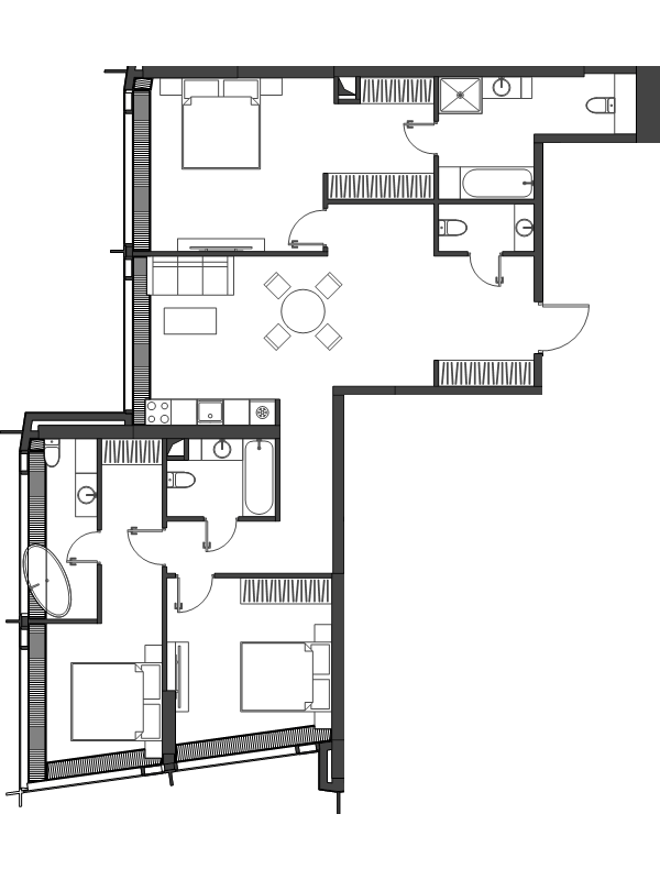 4 ккв (Евро) 123,1 м²