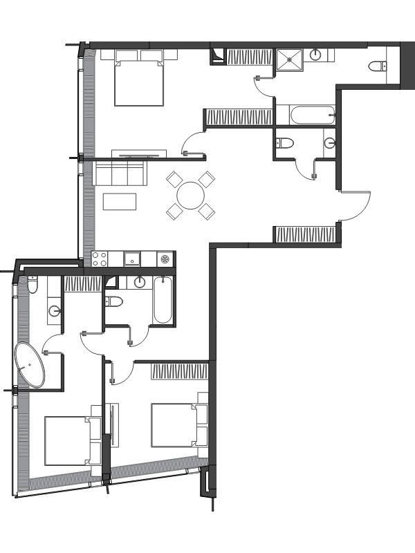 4 ккв (Евро) 123,1 м²