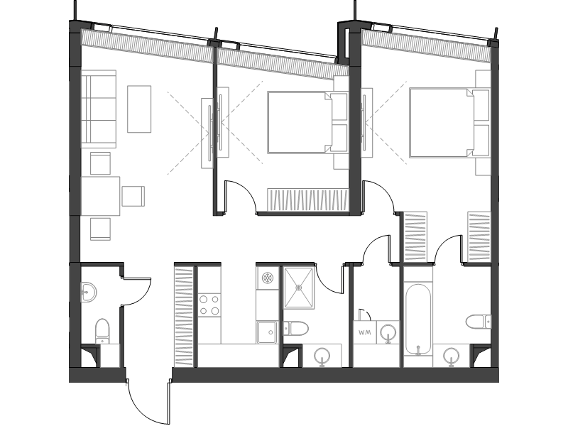 3 ккв (Евро) 83,8 м²