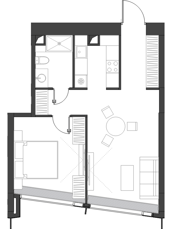 2 ккв (Евро) 50,7 м²