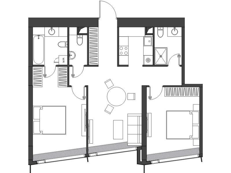 3 ккв (Евро) 78,6 м²