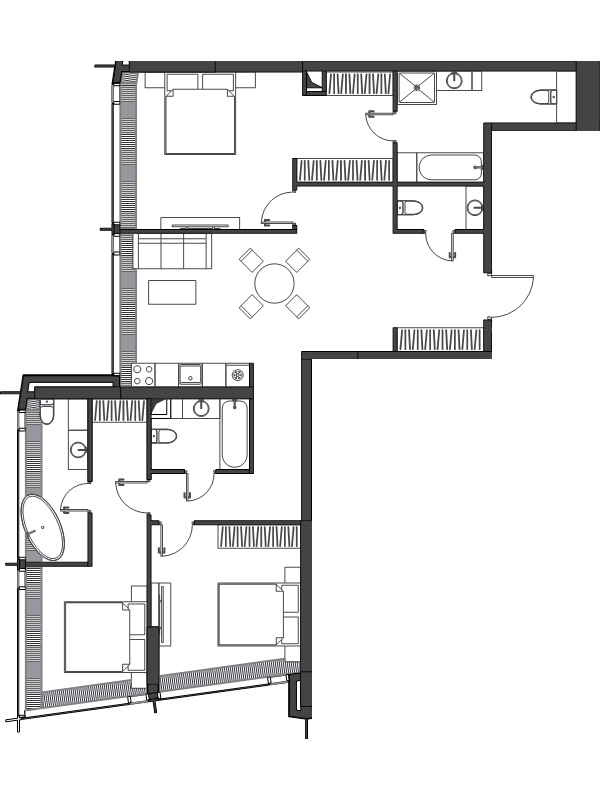 4 ккв (Евро) 123,1 м²