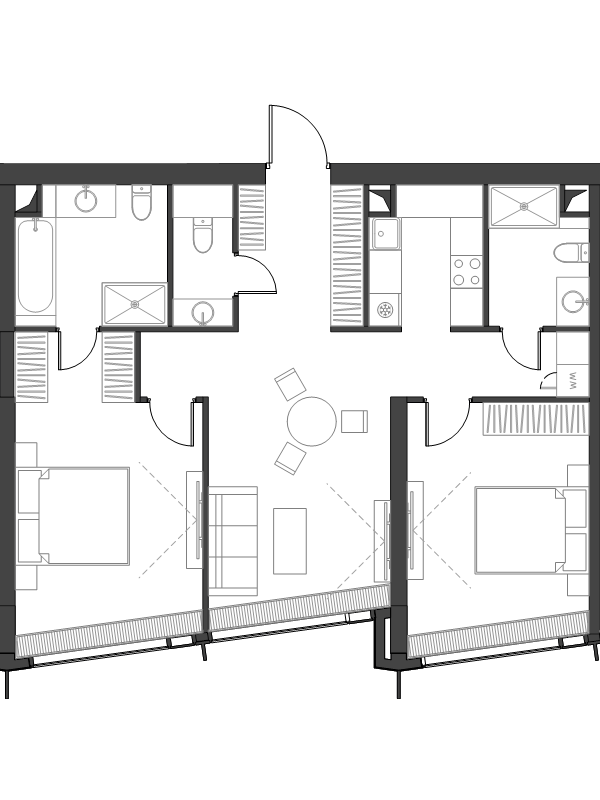 3 ккв (Евро) 82,5 м²