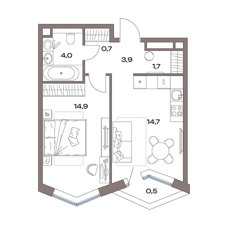 1 ккв 40,4 м²