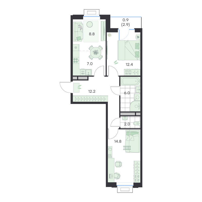 3 ккв (Евро)