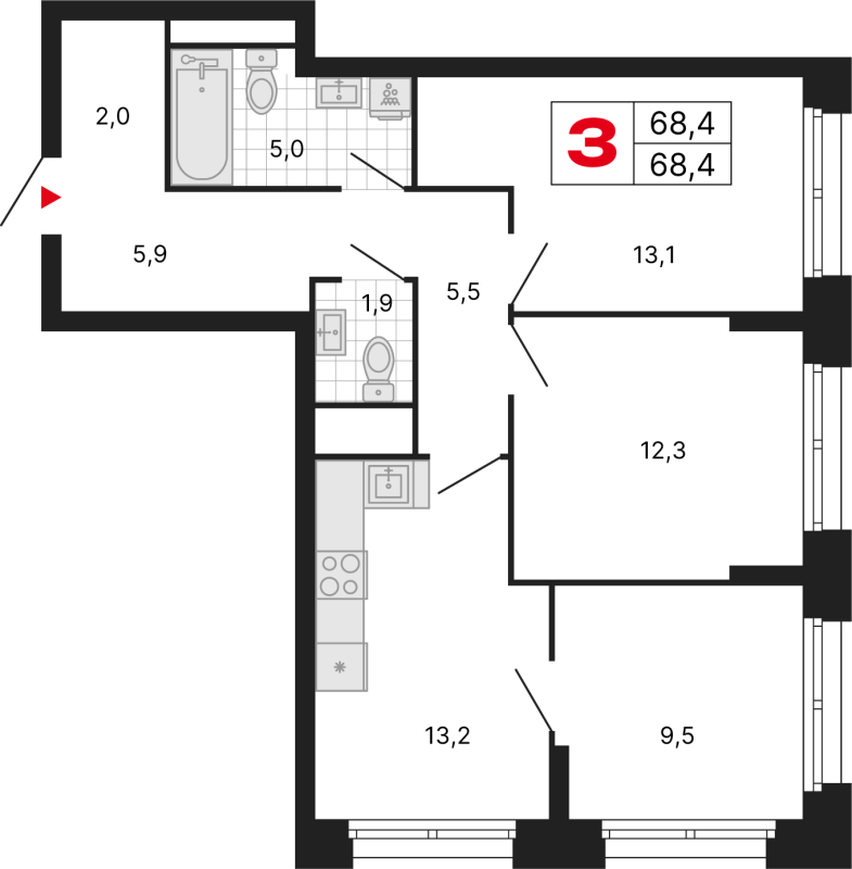 3 ккв
