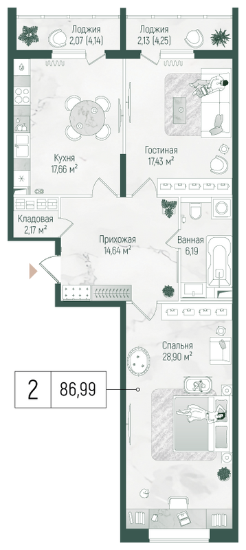 3 ккв (Евро)