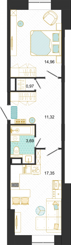 1 ккв 48,4 м²
