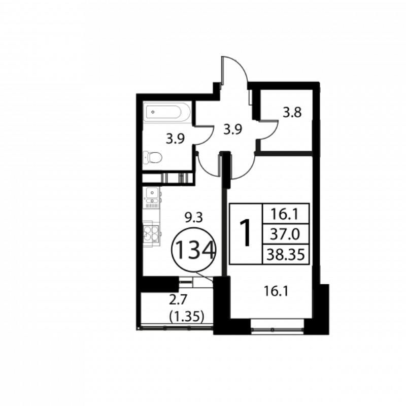 1 ккв