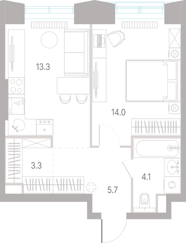 1 ккв 40,4 м²