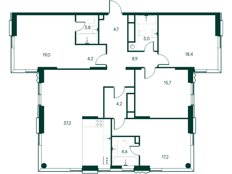 5 ккв (Евро)