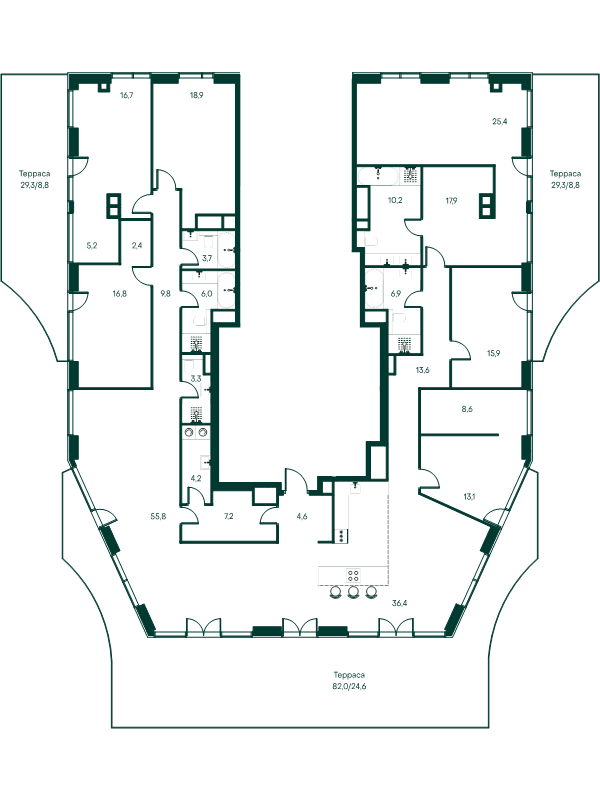 7 ккв (Евро) 344,8 м²