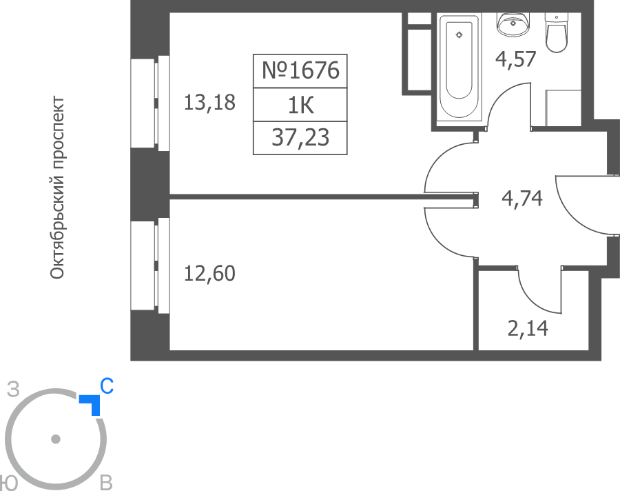 1 ккв 37,2 м²