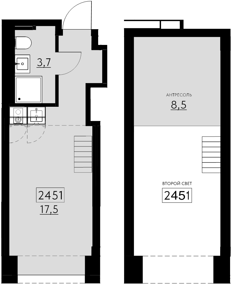 2 ккв (Евро) 29,7 м²