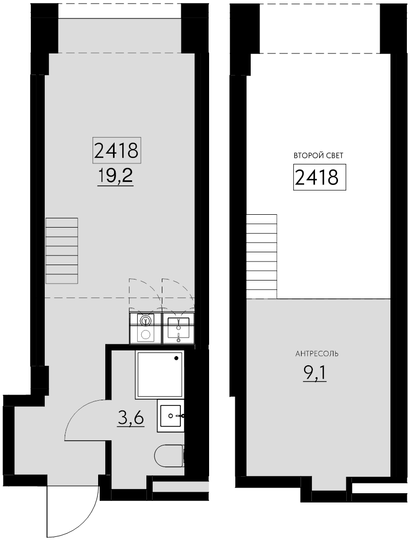 2 ккв (Евро) 31,9 м²