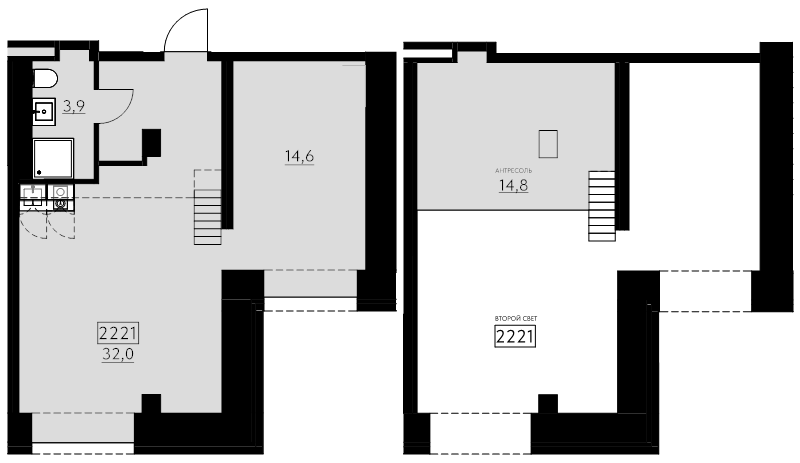 2 ккв 65,3 м²