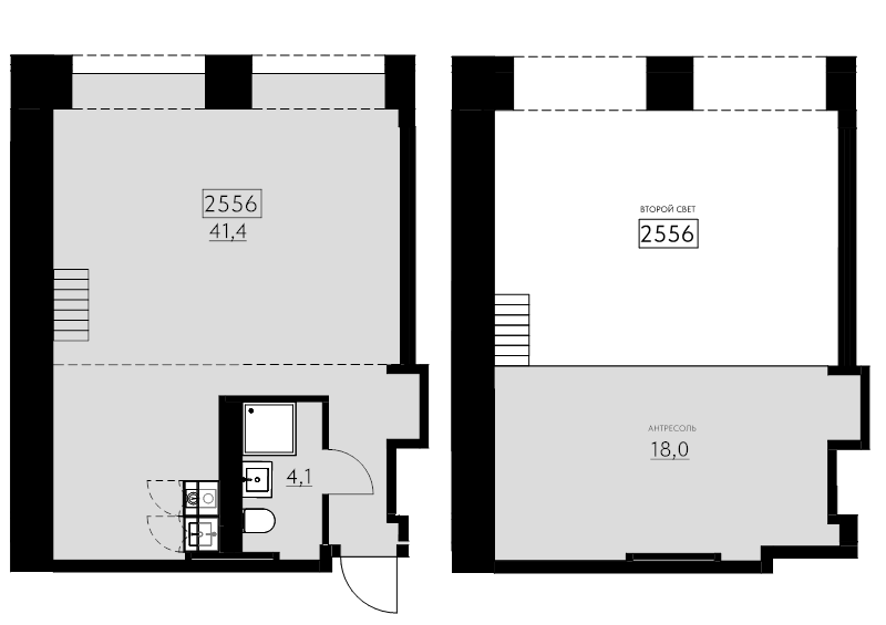 2 ккв (Евро) 63,5 м²