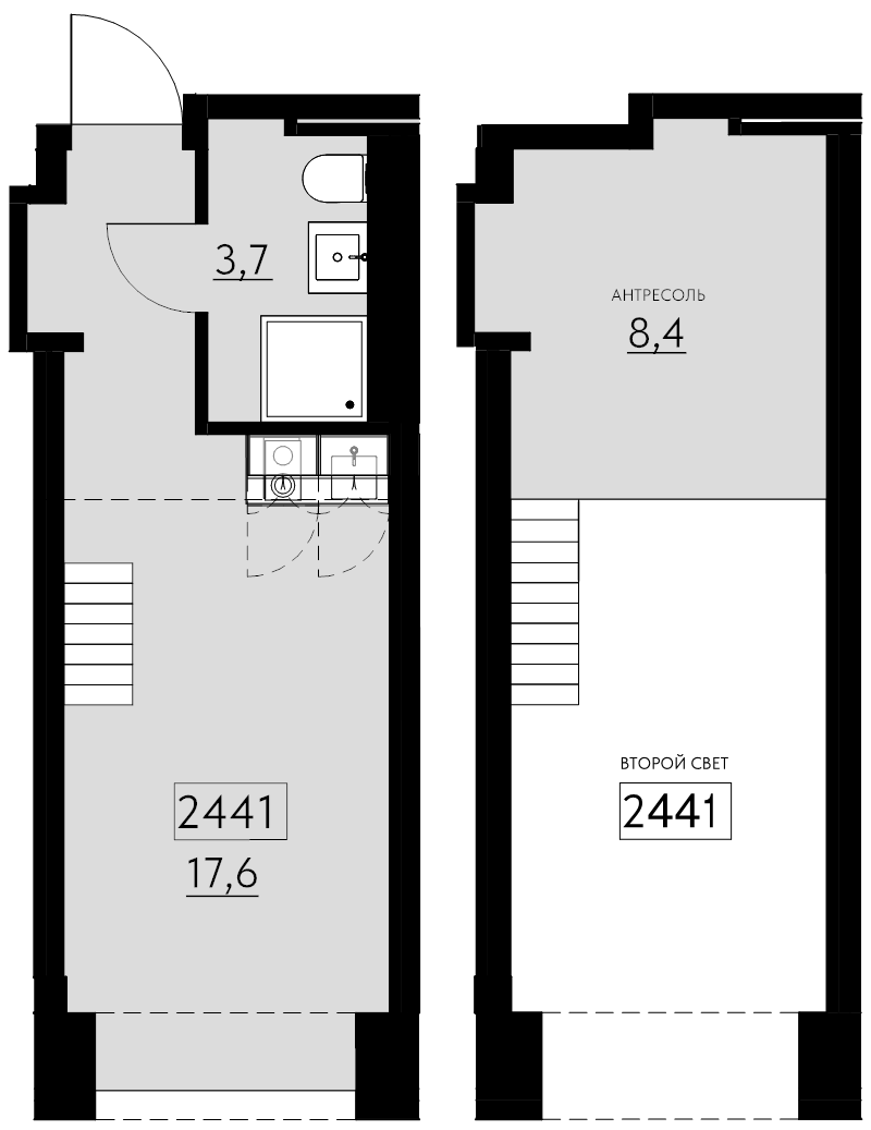 2 ккв (Евро) 29,7 м²
