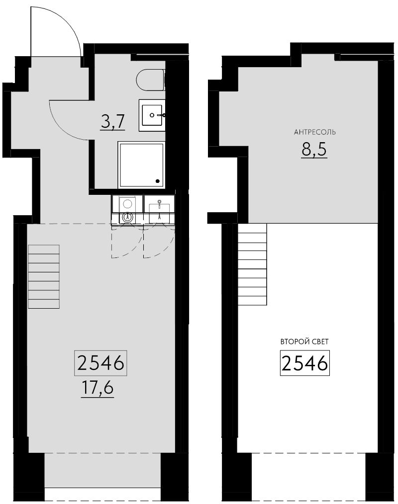 2 ккв (Евро) 29,8 м²