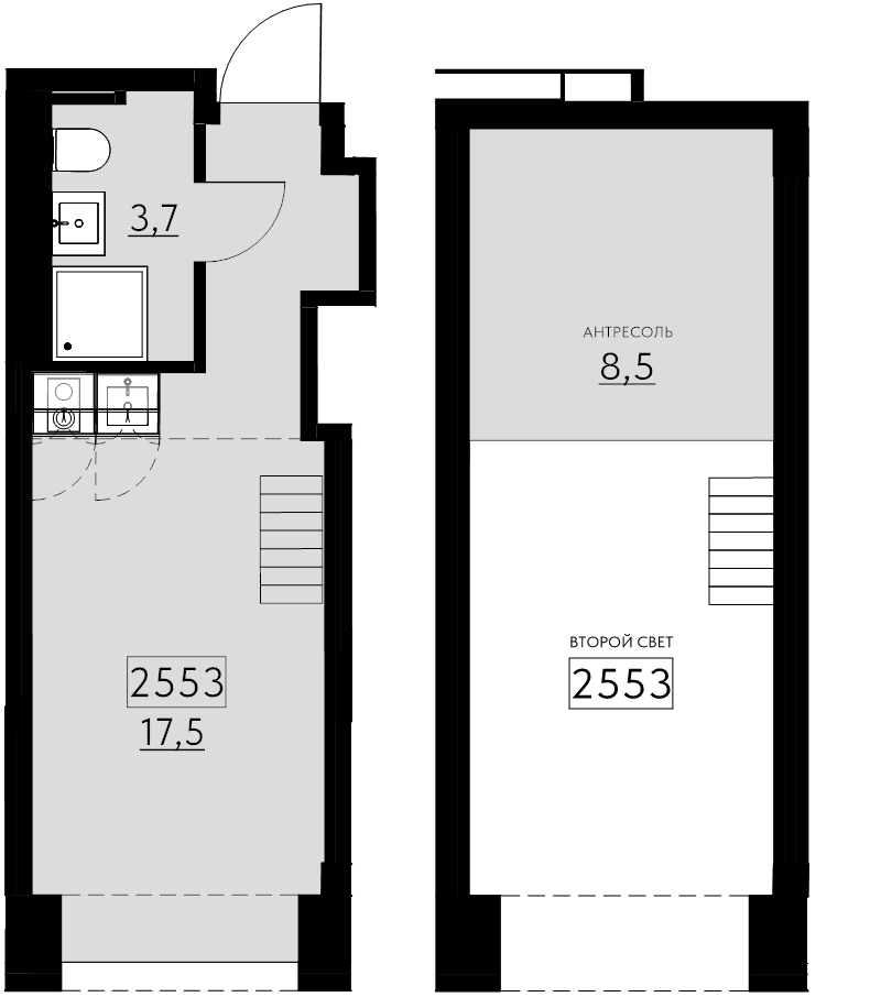 2 ккв (Евро) 29,7 м²