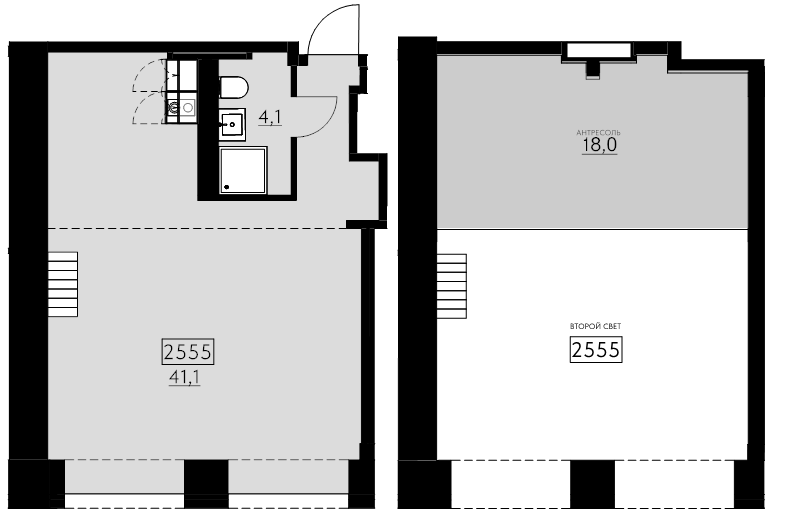 2 ккв (Евро) 63,2 м²