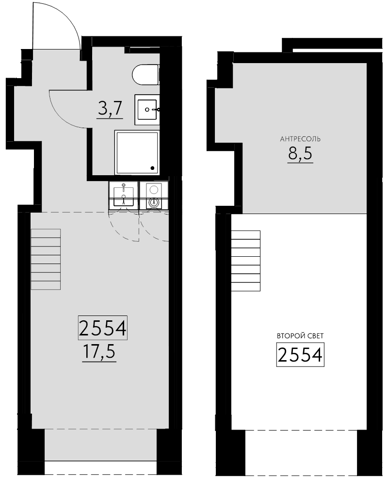 2 ккв (Евро) 29,7 м²