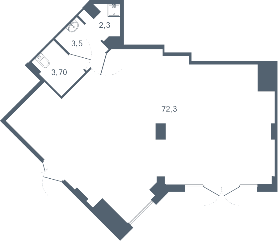К. пом 81,8 м²