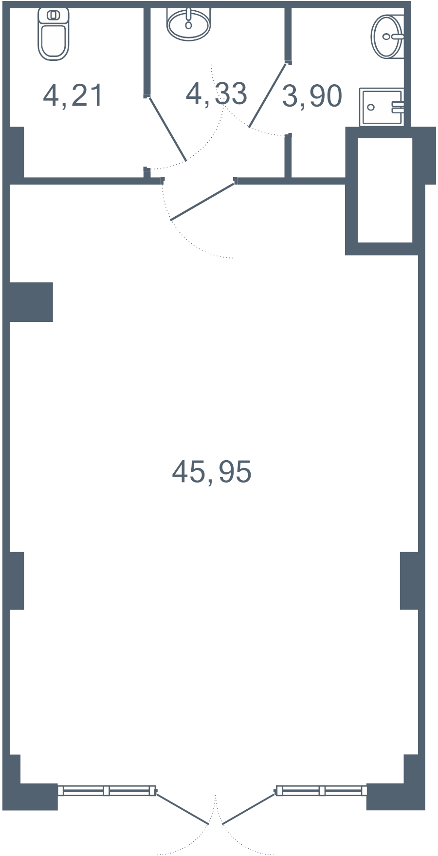 К. пом 58,2 м²