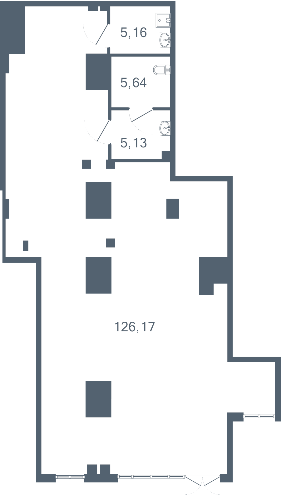 К. пом 142,9 м²